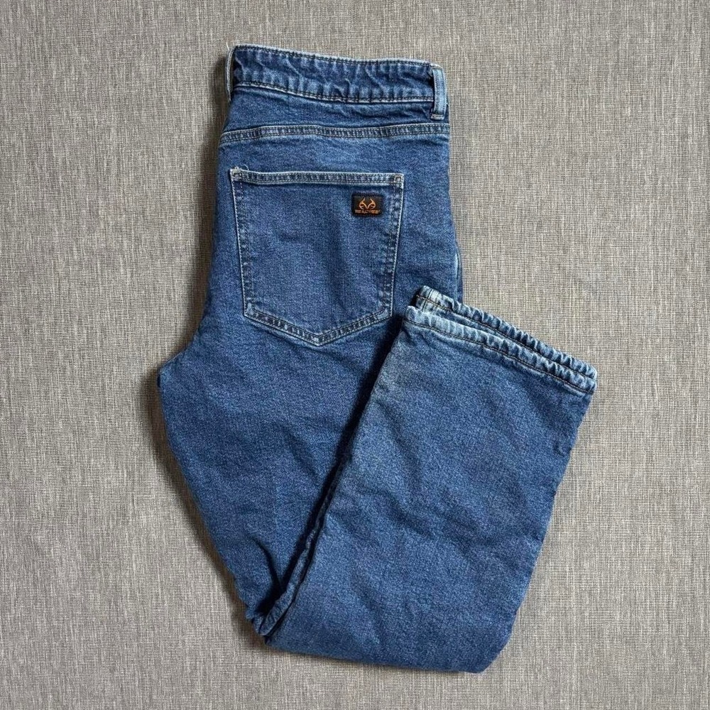 Realtree insulated blue denim jeans - 34x30
